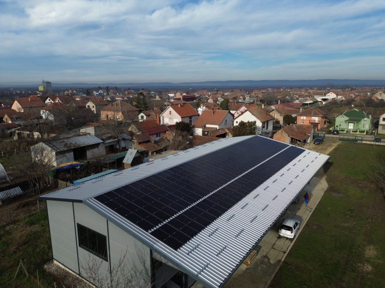 Solarna elektrana 60kWp Servis Mirić Laćarak izvođač Solar Enverde